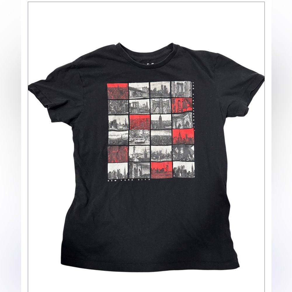 New York City Graphic Tee Size Small Men's Free State euc